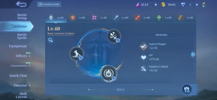 MLBB Lv.58 | 230 Skins | 151 Magic Cores | Collector Ling & Natalia | M-World Yin | Global