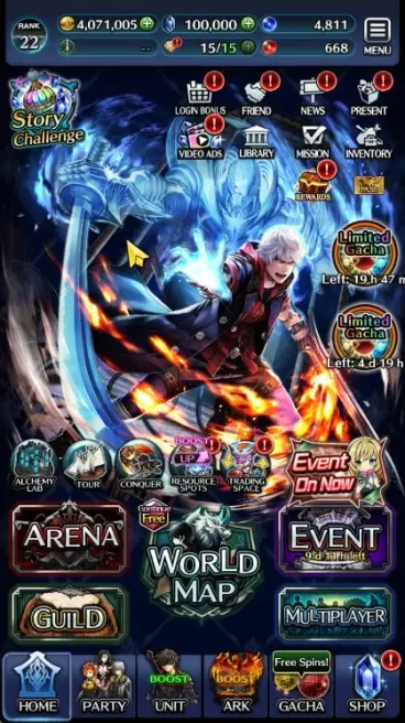 Global Rank 22|Collab DMC,Ascended rolland,G. Lilaha,Telestio,Gilbert,Etc|1 Ur + 3 LR Ark|Code Only|Check SS(LC1004)