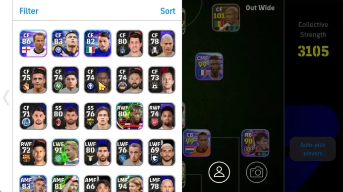 Mobile|Ruud Gullit(Bullet Header,Low Screamer),Kubo Tojiro(Edge Crossing),Shinji Okazaki(Long-Reach Tackle)Etc|TakeEmail(EF1293)