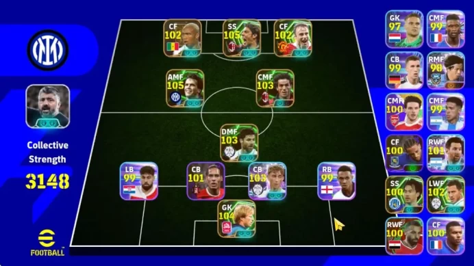Mobile|Rui Costa(Visionary Pass,Phenom Pass),Tatsuya Ito(Momentum Dribbling,Accelaeration Burst),ETC|TakeEmail(EF1295)