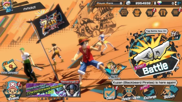 Global|6 EX 1Max|BP Kuzan,T5E St. Saturn,TFE Marshall D. Teach,KOP Gol D. Roger,Etc|Rank 8|Bandai| CheckSS (OPBR1853)