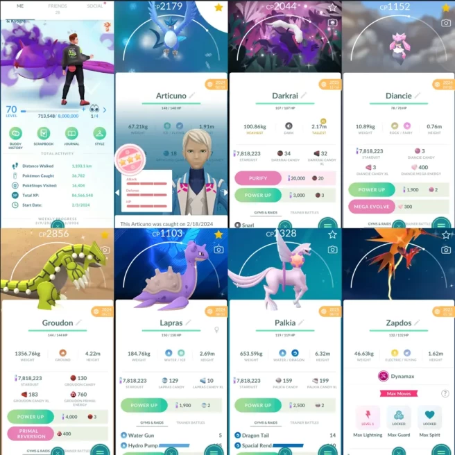 1968 Level 70 Suicune100 Entei100