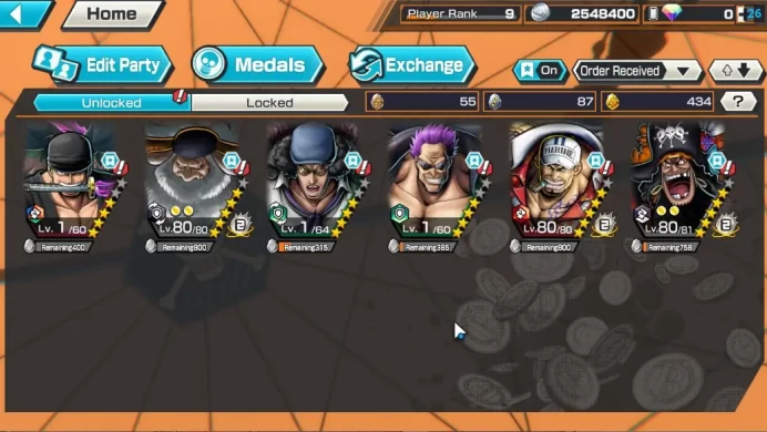 Global|6 EX |BP Kuzan,T5E St. Saturn,TFE Marshall D. Teach,Navi HQ Sakazuki,Etc|Rank 9|Bandai| CheckSS (OPBR1854)