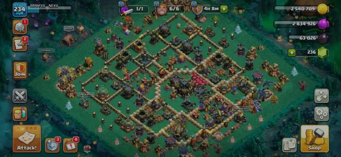 TH 17 Max, 7 Equipment Epic, Defense Max, Wall Max, Hero Max, 8 Hero Skin, Magic Items
