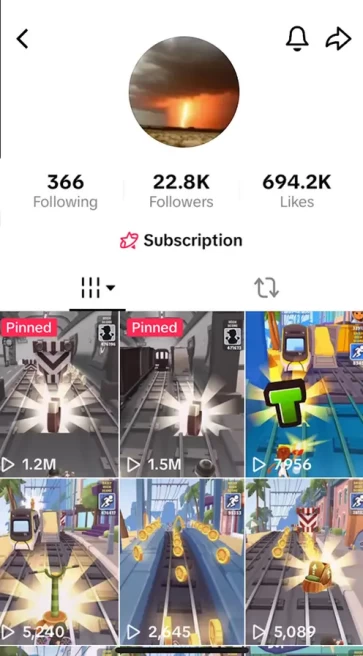 Instanly Delivery/ Monetized 22K Followers+694K Likes Account/ Creator Rewards Program Activated/ Live Stream/ Full Access