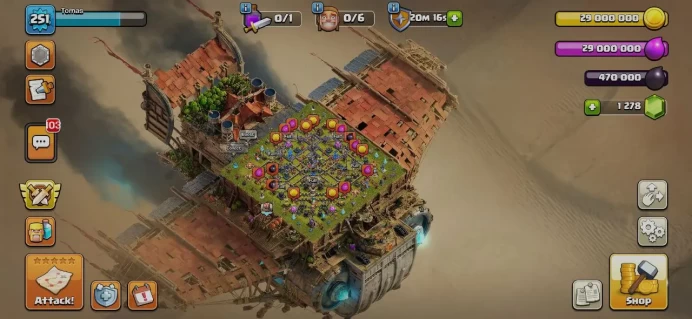 TH 18 Max, 12 Equipment Epic 5 Lv 27, 3 Map Skin, 8 Hero Skin, Defense Max, Wall Max, Builder Hall Full Max