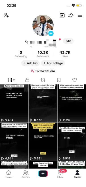 Instanly Delivery/ Monetized 10K Real Followers+40K Real Likes Account/ Creator Rewards Program Activated/ Live Stream/ Full Acce2
