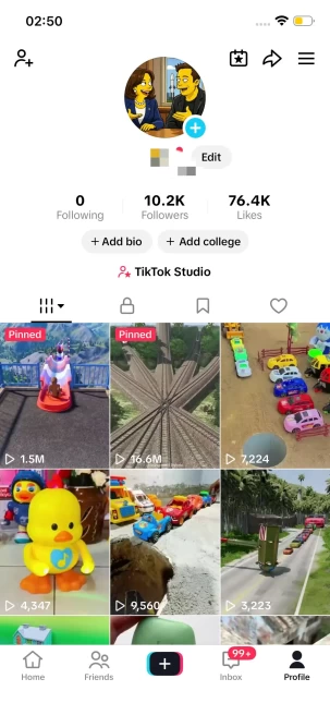 Instanly Delivery/ Monetized 10K Real Followers+70K Real Likes Account/ Creator Rewards Program Activated/ Live Stream/ Full Access
