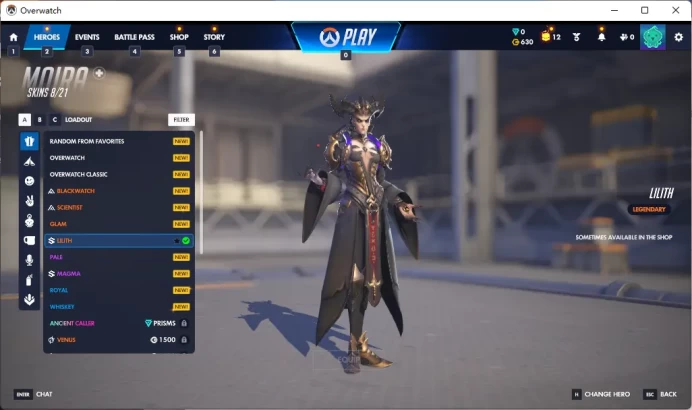 MOIRA / LILITH / HANZO / ONRYO / TORONTO DEFIANT AWAY  / Full Mail Access / see the picture / Please Read Description / aodoj