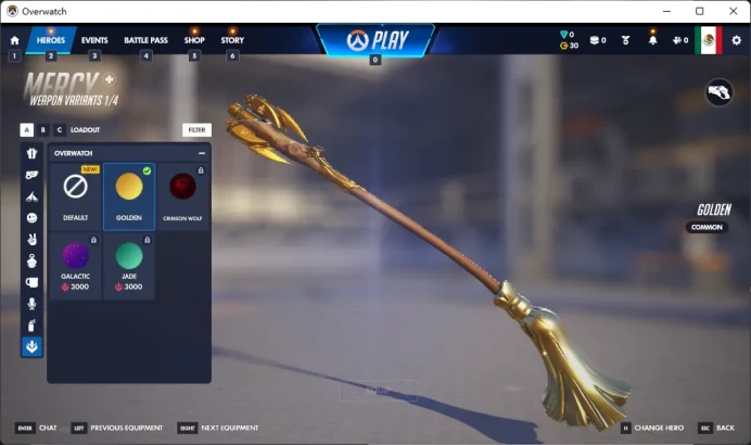 3 Gold Weapons / Full Mail Access / see the picture / Please Read Description / a3507