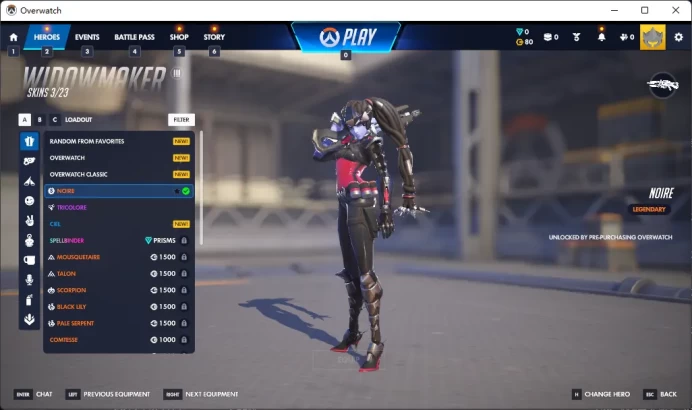 SEOUL DYNASTY AWAY / NOIRE  / Call of Duty Modern Warfare III  /  Full Mail Access / see the picture / Please Read Description / SmithL