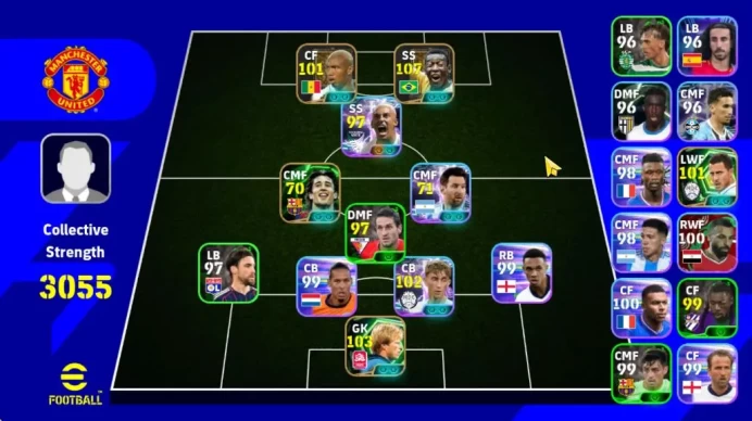 Mobile| Oliver Kahn(GK Spirit Roar),Pele,Eden Hazard(Phenom Pass),El-Hadji Diouf (Phenom Finish),ETC|TakeEmail(EF1300)
