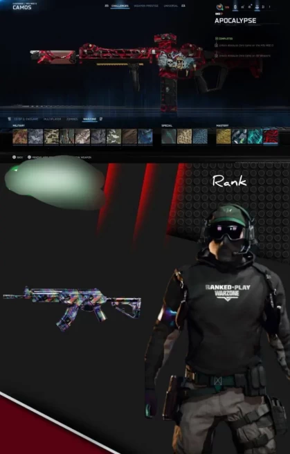 All Platform - Level 126 - IRIDESCENT SEASON 5 BO6 - Main BO7 Guns Max Level - PRESTIGE MASTER - Camo High - Code1409