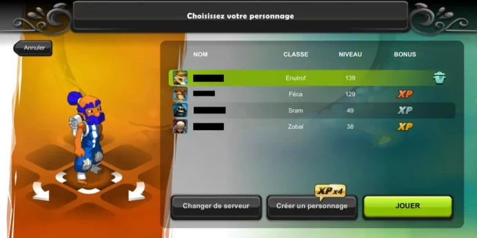 ENU 139/FECA 129 (DOFUS Cawotte+Bonus kamas) KELEROG !! Jamais Certifie, 100% Safe.