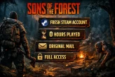 [Steam] Sons of The Forest ◈ Fresh Steam Account ◈ Original Mail ◈ 0 Hours Played ◈ Full Access ◈ Instant Delivery