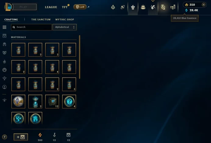  【 EUW 】 ⸱ Iron IV 18.5% WR +28Games  | Hand - ( leveled + De-ranked  ) | Unverified  | 28410 BE  | 350 RP  | Untouched-Loot  | Check Descriptio