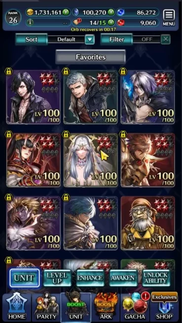 GLOBAL|100K Cryst|Collab DMC:V&Nero.AOG Labyreth,Dark Ruuto,etc| TopTierUnit(A.Rolland, SS Lenius,A.Zaix,etc)|2 UR&4 LR(LC1007)