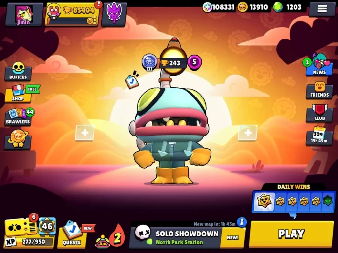 85 k cup/99 brawl /1200 gem/303 skin /54 brawl hypershard/13 k coin /Lifetime warranty(C2189)