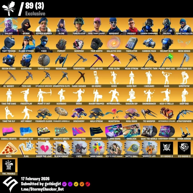 311 Skins | IKONIK | Galaxy | Royale Bomber | Glow | Twitch Prime Packs | Merry mint axe | Leviathan Axe | 