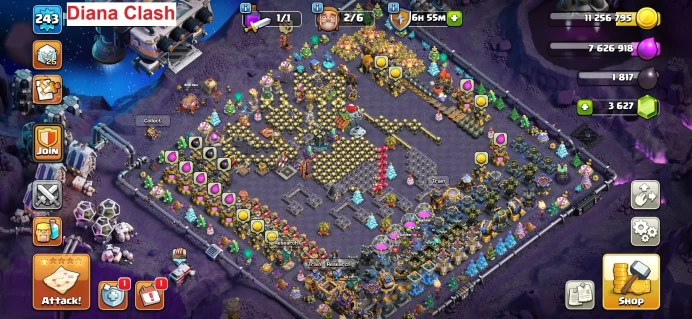 TH18-XP243 ( 5 Hero Max- 103 Max Walls - 3 Skin Maps - 1 Max Builder Apprentice - 26 Hero Skins) - 7 Epic Max