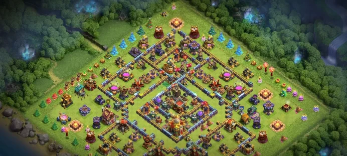 Th 16 Level 218 | Hero (80/84/56/26) | 3 Equipment Epic | 13 Magic Items | 7 Hero Skin | War Stars | 381 Gems