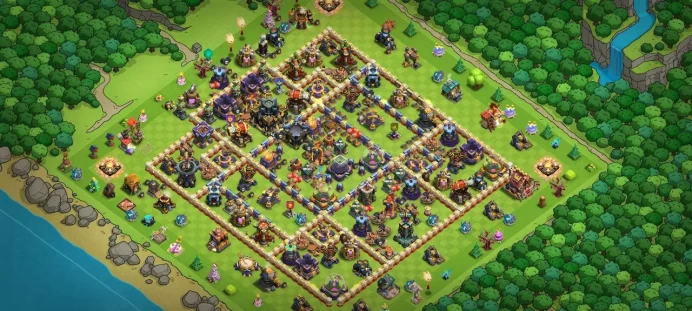 Th 17 Level 202 | Hero (87/90/65/38) | 12 Equipment Epic | 10 Magic Items | 1 Hero Skin | War Stars | 288 Gems