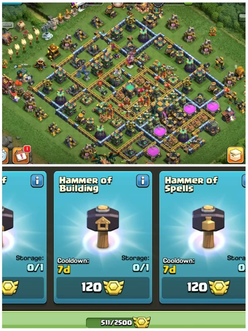 [9 Epic Equipment]||Th14 Almost Max||Heros:81-85-55-60-30||1815 Gems||Nc 500||Pirate King Queen||Exp:160