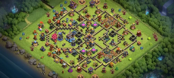 Th 18 Level 252 | Hero (98/100/73/50) | 4 Equipment Epic | 13 Magic Items | 2 Hero Skin | War Stars | 170 Gems