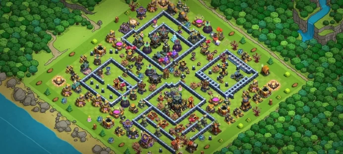 Th 17 Level 183 | Hero (67/86/60/32) | 2 Equipment Epic | 18 Magic Items | 5 Hero Skin | War Stars | 743 Gems
