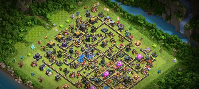 Th 18 Level 222 | Hero (93/100/75/50) | 11 Equipment Epic | 12 Magic Items | 5 Hero Skin | War Stars | 577 Gems