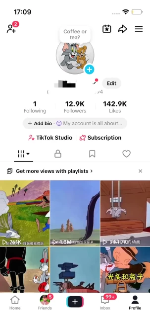 France Monetized Account/ 12K Real Followers+140K Real Likes/ Creator Rewards Program Activated/ Tiktok Shop For Creator/ Full Access