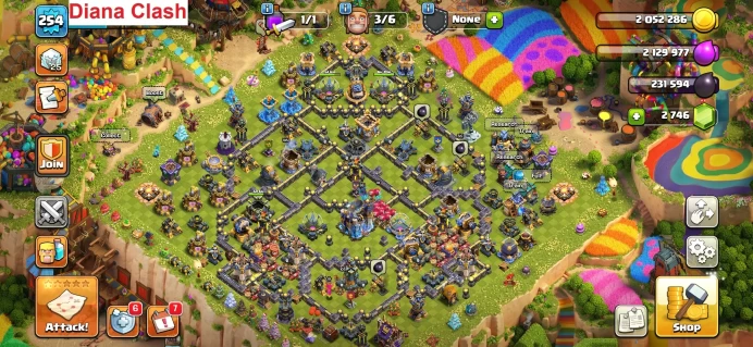 TH18-XP254-(5 Max Heroes-125 Max Walls-Free Name Change-1 Skin Map-5 Epic Max Equipment)- 8 Hero Skins-2531 Raid Medals-752 League Medals