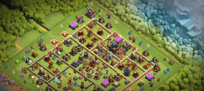 Th 17 Level 196 | Hero (84/94/70/45) | 8 Equipment Epic | 15 Magic Items | 6 Hero Skin | War Stars | 1910 Gems