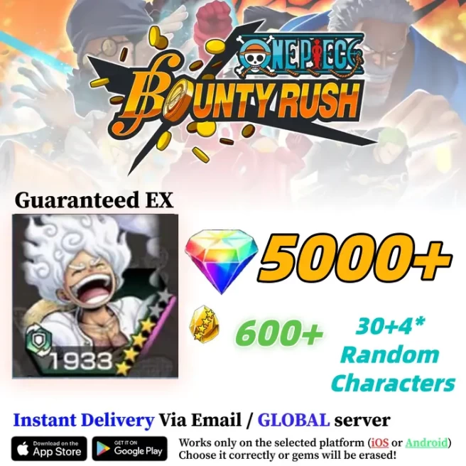 Global-ios |Nika Luffy5 |5000-5500 gems | 600 shards | Fast delivery