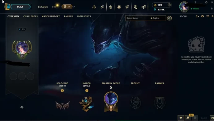 EUW - SAFE SEASON16 IRON 4 0LP | 33400 BE | PLACEMENTS DONE | 0W 19L | INSTANT DELIVERY | LOW MMR | UNVERIFIED EMAIL | IRON IV | #2849