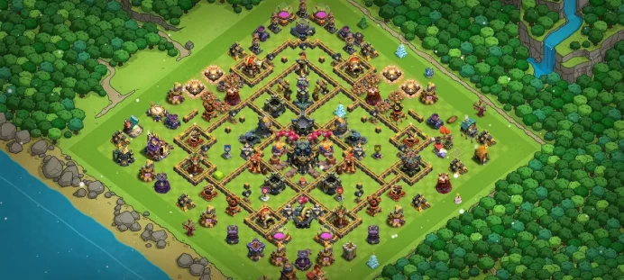 Th 17 Level 206 | Hero (80/95/66/35) | 3 Equipment Epic | 10 Magic Items | 4 Hero Skin | War Stars | 570 Gems