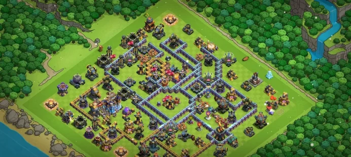 Th 18 Level 261 | Hero (100/100/75/50) | 2 Equipment Epic | Magic Items | 2 Hero Skin | War Stars | 3642 Gems