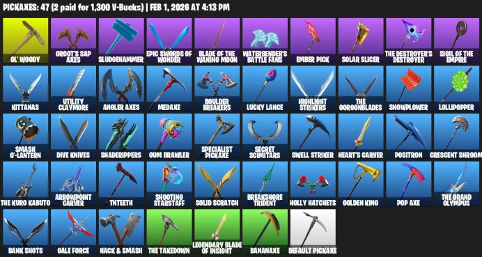37 Skins | og skull trooper | gold midas | rogue agent | carbide