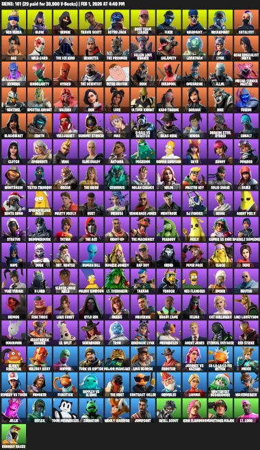 161 Skins | OG STW | IKONIK | Travis Scott | Astro Jack | Glow