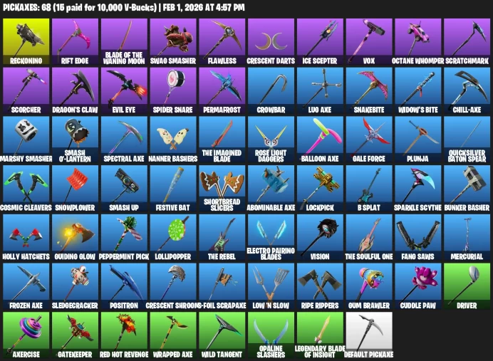 72 Skins | IKONIK | Glow | Rogue Agent | Blitz | Rex | Lynx | Luxe | Catalyst |