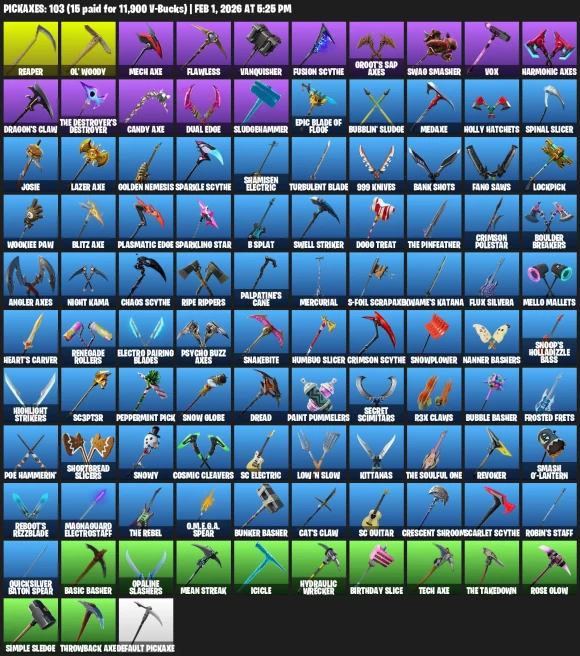 102 Skins | ikonik