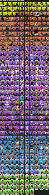 387 Skins | Renegade Raider (OG) | Black Knight | Galaxy | IKONIK | Merry Mint Axe | Leviathan Axe | Zombi Shambles
