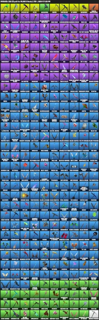 387 Skins | Renegade Raider (OG) | Black Knight | Galaxy | IKONIK | Merry Mint Axe | Leviathan Axe | Zombi Shambles