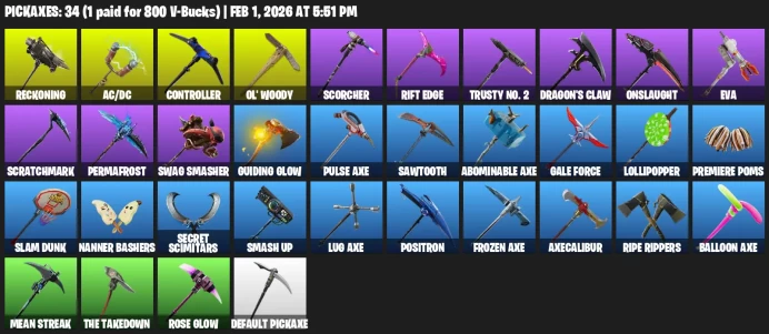 50 Skins | Black Knight | Sparkle Specialist | Blue Squire | Royale Knight | Rose Team Leader | Warpaint | OG STW | 1600