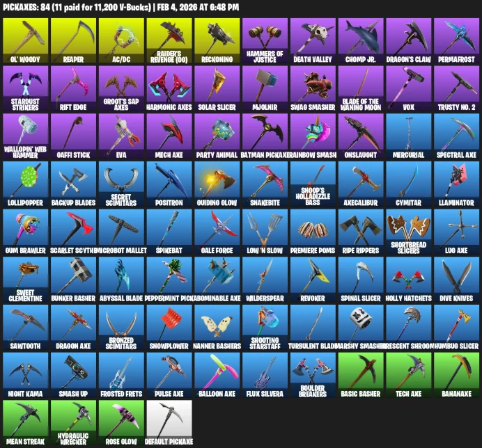 77 Skins | OG Skull Trooper | OG Raiders Revenge |