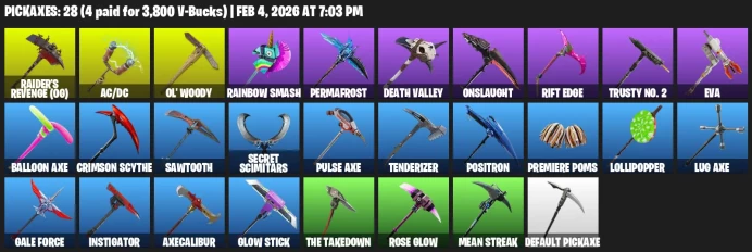 46 Skins - OG Ghoul Trooper - OG Raiders Revenge - Black Knight