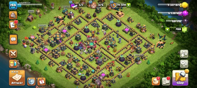 Full warranty-Secure account-Th 14full max-level -Equipment Epic 6-Gem 700-Magic Items-heroes 83/85/43/60/30 - Android & ios