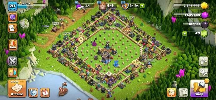 TH 18 Almost Max, 10 Equipment Epic 2 Lv 27, Hero Max, Defense Max, Wall High Level, Magic Items