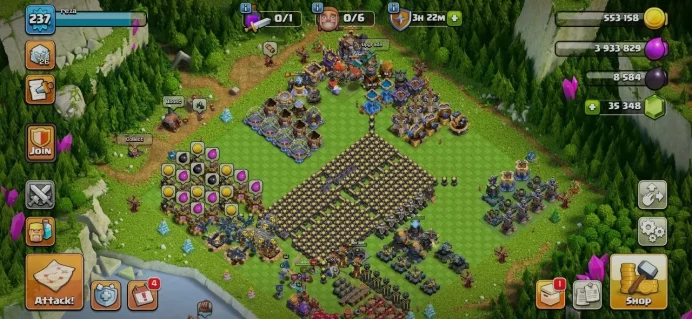 TH 18 Max, { 35500 Gem }, 7 Equipment Epic, 11 Hero Skin, 1000 League Medal, Hero Max, Defense Max, Wall Max, Builder Hall Full Max