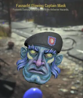 Fasnacht Glowing Captain Mask
